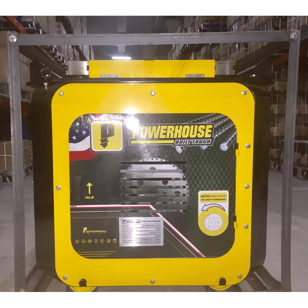 Powerhouse PH-Bender-5HP Rebar Bender with Frequency Inverter (50mm) - KHM Megatools Corp. Powerhouse PH-Bender-5HP Rebar Bender with Frequency Inverter (50mm) - KHM Megatools Corp.